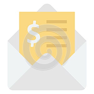 Envelope Color Vector icon which can easily modify or edit