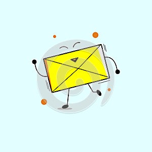 ENVELOPE CUTE CHARACTER FLAT DESIGN