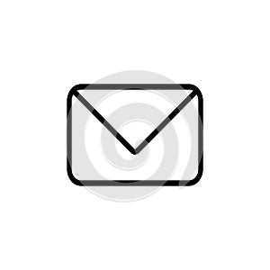 Envelope email icon flat stlye vector illustration communication symbol photo