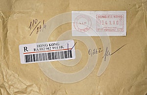 Envelope From Hong Kong