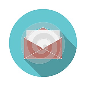 Envelope icon for web. vector illustration