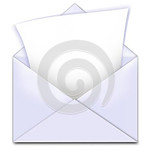 Envelope letter copy space