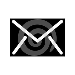 Envelope mail isolated icon