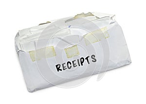 Envelope of Receipts