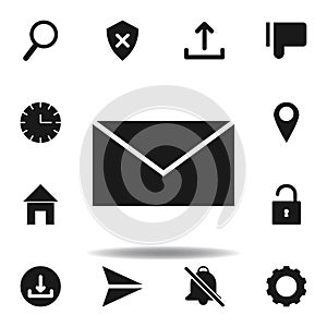 envelope website mail icon. set of web illustration icons. signs, symbols can be used for web, logo, mobile app, UI, UX