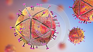 Enveloped Human Immunodeficiency Virus causing aids