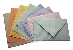 Envelopes isolated