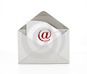 Enveloppe with e-mail icon