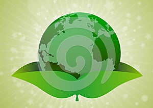 Environment concept green earth