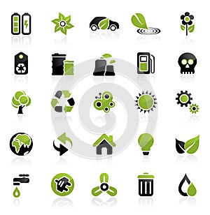 Environment icon set