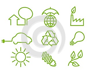 Environment protection icons