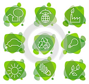 Environment protection icons