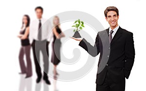 Environmental business team