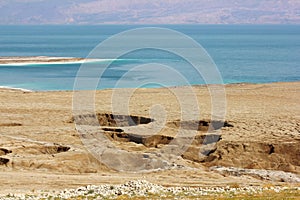 Environmental catastrophe on the Dead Sea, Israel