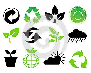 Environmental conservation symbols