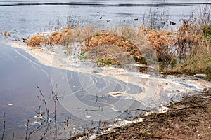 Environmental disaster on a natural reservoir