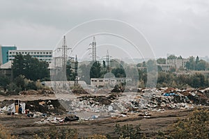Environmental disaster waste management garbage