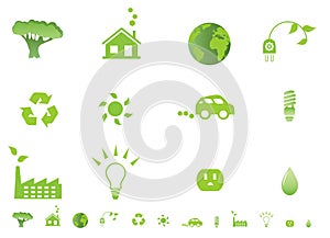 Environmental ecology icons