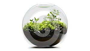 environmental glob with isolated background