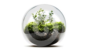 environmental glob with isolated background