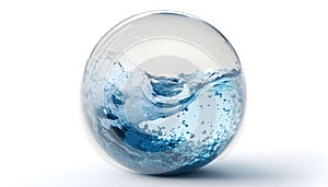 environmental glob with isolated background