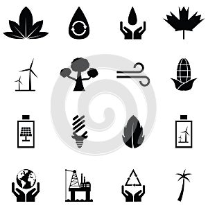 Environmental icon set