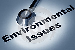 Environmental issues cncept