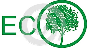 Environmental logo - ECO