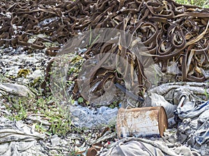 Environmental problem. Wastes which contaminate soils