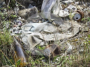 Environmental problem. Wastes which contaminate soils