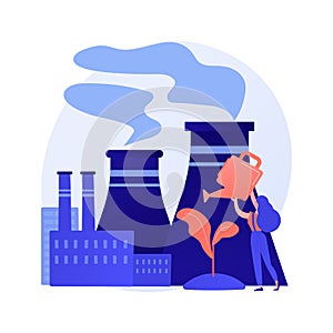 Environmental protection vector concept metaphor