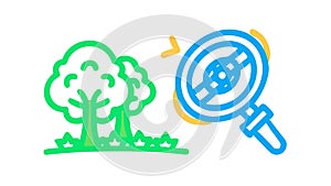 Environmental Research and Green Technology, vector design Generative AI