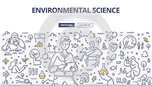 Environmental Science Doodle Concept