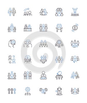 Environmental Sustainability line icons collection. Recycle, Conservation, Green, Renewable, Sustainability, Eco