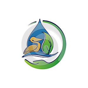 environmental sustainability logo Vector Illustration. sign of earth wildlife conservation symbol. eps.10