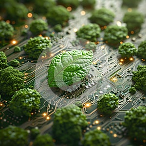 Environmental tech Green computing and IT ethics contribute to eco friendly practices