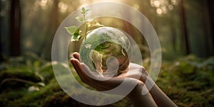 environmentalism sustainability eco-living three generative AI