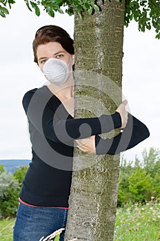 Environmentalist woman