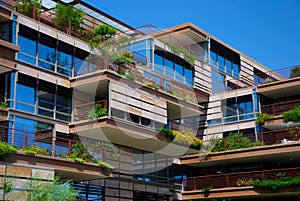 Environmentally Friendly Apartment Building photo