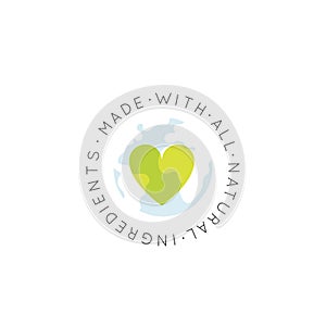 Environmentally Friendly, Eco Product, Natural Bio Ingredient Label Badge, Green Concept