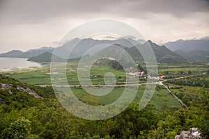 Environs of Lake Skadar in Montenegro