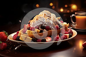 Envision a celestial night on your Banana Split dining adventure