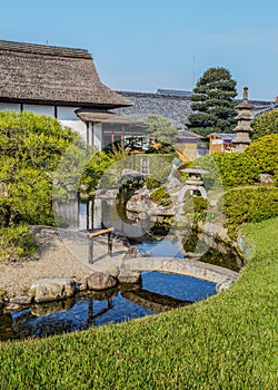 Enyo-tei House at Korakue-en garden in Okayama