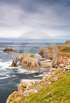 Enys Dodnan and the Armed Knight rock formations