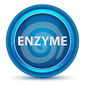 Enzyme Eyeball Blue Round Button