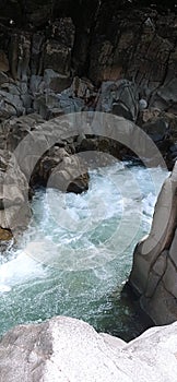 eock river water rapid cliff coast waterfall
