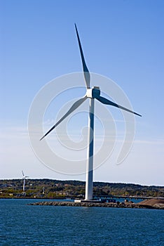 Eolian field and wind turbines