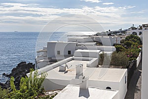 Eolian houses on Stromboli island