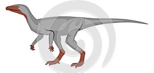 Eoraptor, illustration, vector