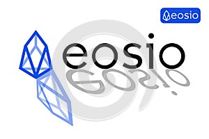 Eosio computer vector logo text icon author's development